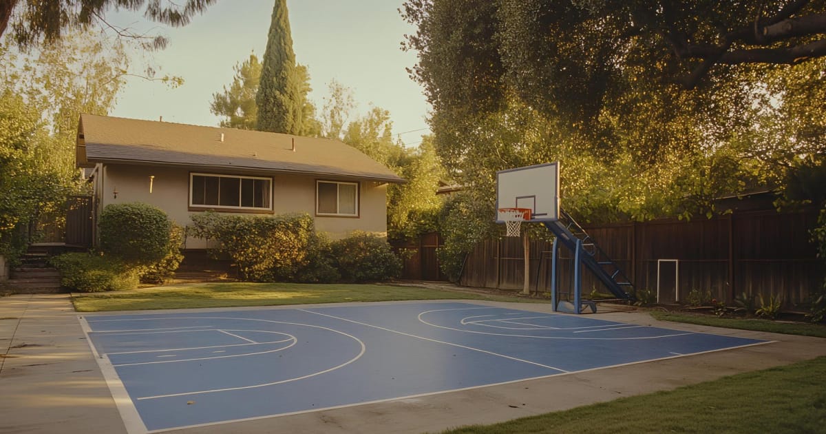 Backyard Basketball Court