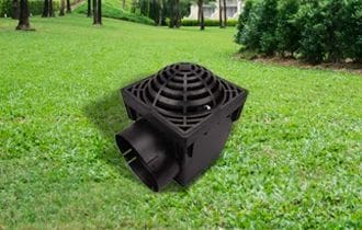 Catch basin with Atrium grate