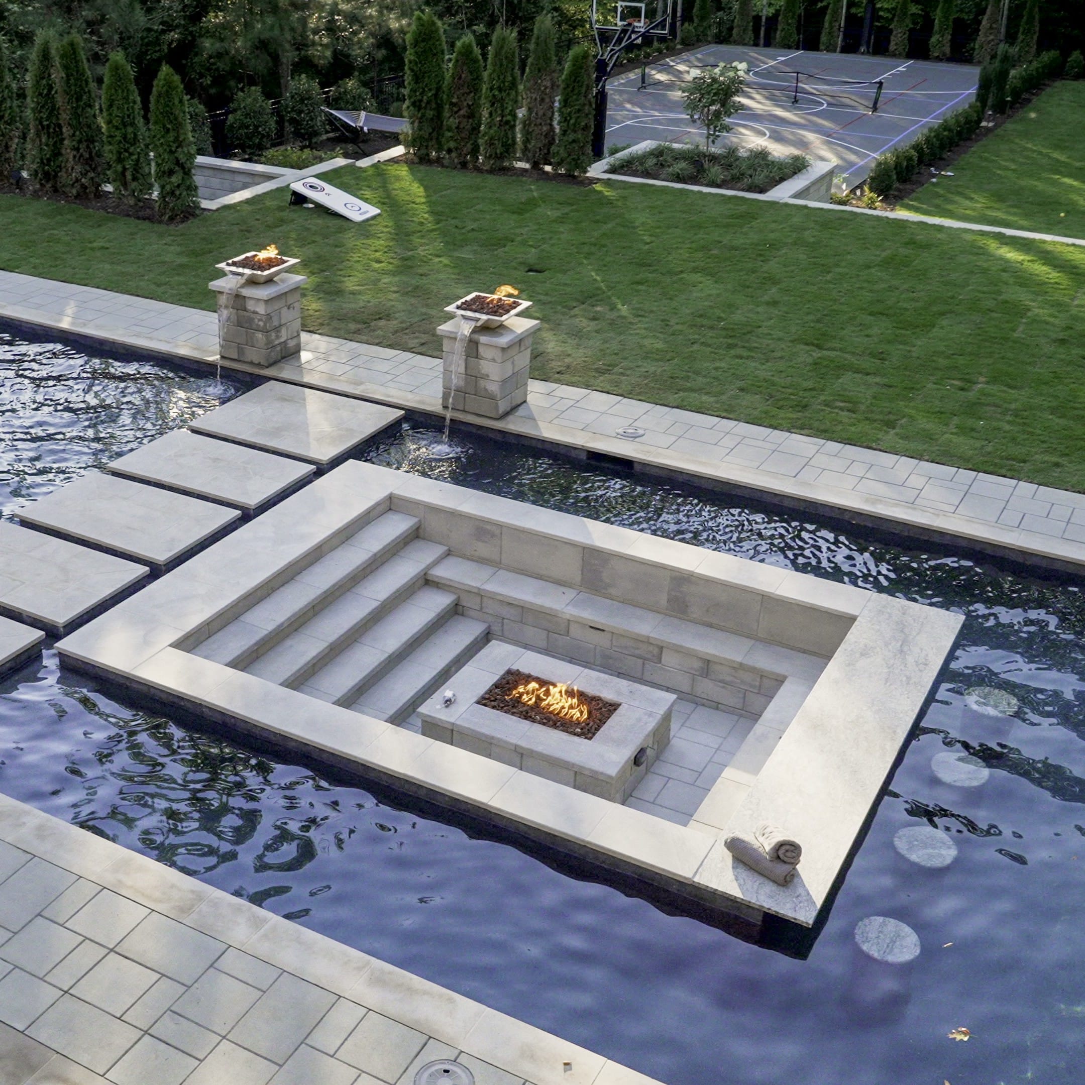 Sunken Seating Area